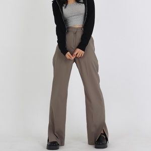 Black Dress Pants with side slits